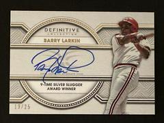 Barry Larkin Baseball Cards 2022 Topps Definitive Legendary Autograph Collection Prices