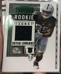 Bryan Edwards #RTS-BED Football Cards 2020 Panini Contenders Rookie Ticket Swatches Prices