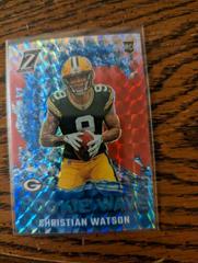Christian Watson [Blue] Football Cards 2022 Panini Zenith Rookie Wave Prices