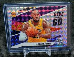 LeBron James [Mosaic] #8 Basketball Cards 2019 Panini Mosaic Give and Go Prices