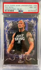 The Rock [Blue] Wrestling Cards 2016 Topps WWE Undisputed Prices