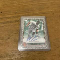 Heliot Ramos [Silver Metallic] Baseball Cards 2022 Topps Holiday Autographs Prices