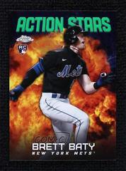 Brett Baty [Green] #ASC-11 Baseball Cards 2023 Topps Chrome Update Action Stars Prices