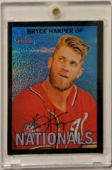 Bryce Harper [Portrait Chrome Black Refractor] #450 Baseball Cards 2016 Topps Heritage Prices
