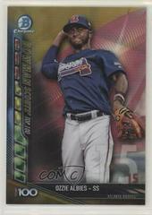 Ozzie Albies [Gold Refractor] #BTP-15 Baseball Cards 2017 Bowman Scouts' Top 100 Prices