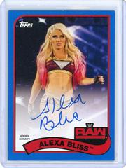 Alexa Bliss [Blue] Wrestling Cards 2018 Topps WWE Heritage Autographs Prices