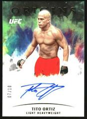 Tito Ortiz [Gold] Ufc Cards 2022 Panini Chronicles UFC Origins Autographs Prices