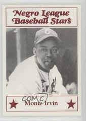 Monte Irvin #89 Baseball Cards 1986 Fritsch Negro League Baseball Stars Prices