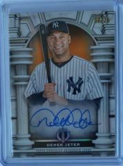 Derek Jeter [Orange] Baseball Cards 2023 Topps Tribute Olympus Autographs Prices