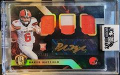 Baker Mayfield [Jersey Autograph Triple Prime] #271 Football Cards 2018 Panini Gold Standard Prices