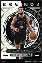 Stephen Curry [Yellow] #1 Basketball Cards 2022 Panini Obsidian Equinox Prices