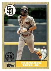 Fernando Tatis Jr. #87TBU-38 Baseball Cards 2022 Topps Update 1987 Prices