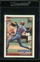 Dennis Boyd #48 Baseball Cards 1991 Topps Tiffany Prices