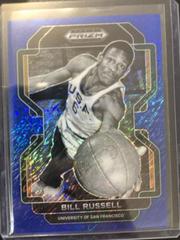 Bill Russell [Blue Shimmer] #21 Basketball Cards 2019 Panini Prizm Prices