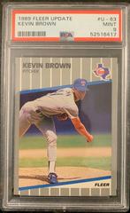 Kevin Brown #U-63 Baseball Cards 1989 Fleer Update Prices