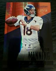 Peyton Manning [Extra Points Black] Football Cards 2014 Panini Prestige Prices