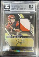 Joe Burrow [Jersey Autograph Electric Etch Yellow] #201 Football Cards 2020 Panini Obsidian Prices