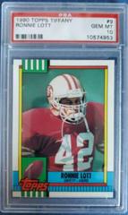 Ronnie Lott #9 Football Cards 1990 Topps Tiffany Prices