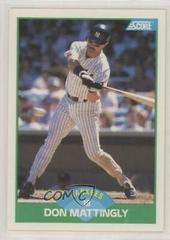 Don Mattingly Baseball Cards 1989 Score Prices