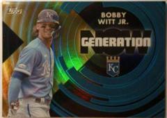 Bobby Witt Jr. [Gold] Baseball Cards 2022 Topps Update Generation Now Prices