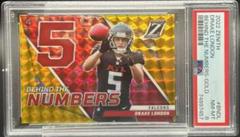 Drake London [Gold] #BN-DL Football Cards 2022 Panini Zenith Behind the Numbers Prices