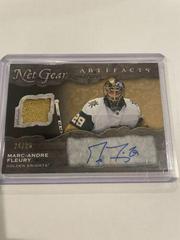 Marc Andre Fleury [Autograph] #NG-MF Hockey Cards 2021 Upper Deck Artifacts Net Gear Prices