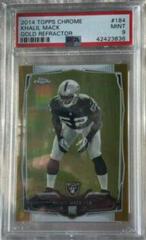 Khalil Mack [Gold Refractor] #184 Football Cards 2014 Topps Chrome Prices