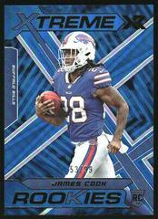 James Cook [Blue] #XTR-14 Football Cards 2022 Panini XR Xtreme Rookies Prices