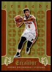 Andre Drummond [Red] #90 Basketball Cards 2015 Panini Excalibur Crusade Prices