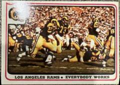 Los Angeles Rams [Everybody Works] Football Cards 1976 Fleer Team Action Prices