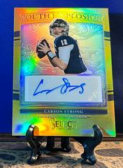 Carson Strong [Gold] #RS-CST Football Cards 2022 Panini Select Draft Picks Rookie SIgnatures Prices