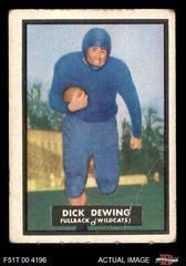 Dick Dewing [UN Rubbed] #67 Football Cards 1951 Topps Magic Prices