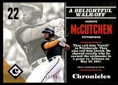 Andrew McCutchen [Purple] #5 Baseball Cards 2017 Panini Chronicles Prices