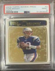 Tom Brady [Gold] Football Cards 2008 Topps Rookie Progression Prices