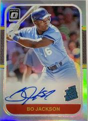Bo Jackson [Holo] Baseball Cards 2021 Panini Donruss Optic Retro Rated Rookie Signatures Prices