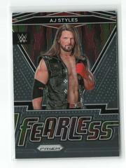 AJ Styles Wrestling Cards 2022 Panini Prizm WWE Fearless Prices