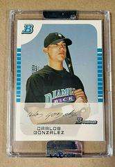 Carlos Gonzalez [White] #316 Baseball Cards 2005 Bowman Prices