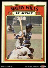 Maury Wills [In Action] #438 Baseball Cards 1972 O Pee Chee Prices