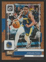 Jordan Poole [Copper Glitter] #100 Basketball Cards 2022 Panini Donruss Optic Prices