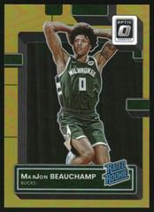 MarJon Beauchamp [Gold] #210 Basketball Cards 2022 Panini Donruss Optic Prices
