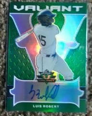 Luis Robert [Autographs Green] #BA-LR1 Baseball Cards 2018 Leaf Valiant Prices