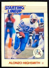 Alonzo Highsmith Football Cards 1988 Kenner Starting Lineup Prices