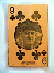 Remy Kremer [9 of Clubs] Baseball Cards 1927 W560 Hand Cut Prices