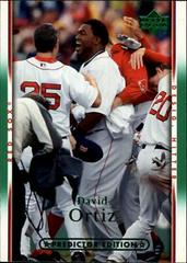 David Ortiz [Predictor Green] Baseball Cards 2007 Upper Deck Prices