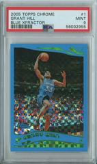 Grant Hill [Blue Xfractor] #1 Basketball Cards 2005 Topps Chrome Prices