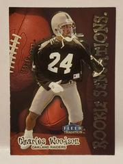 Charles Woodson #15 Football Cards 1998 Fleer Rookie Sensations Prices