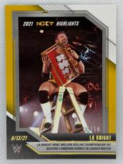 LA Knight [Gold] #19 Wrestling Cards 2022 Panini NXT WWE 2021 Highlights Prices