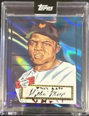 Willie Mays [Ocean Wave] #A-6 Baseball Cards 2022 Topps X Naturel 1952 Encased Art Prices