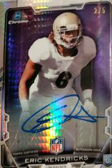 Eric Kendricks [Prism] Football Cards 2015 Bowman Chrome Rookie Refractor Autographs Prices