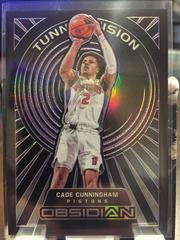 Cade Cunningham [Purple] #2 Basketball Cards 2021 Panini Obsidian Tunnel Vision Prices